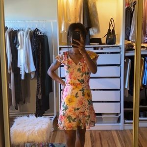 Pink Floral Dress